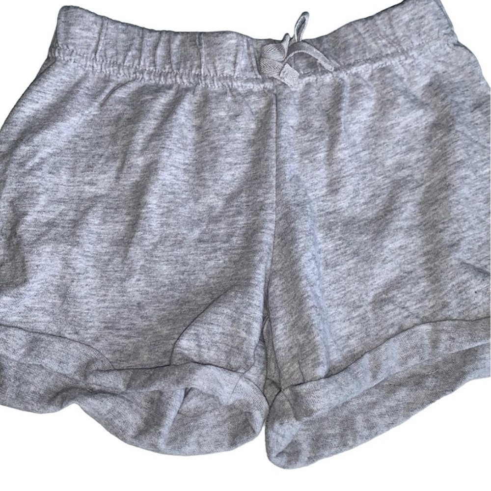 Girls wonder nation gray cotton shorts size 7 8 medium